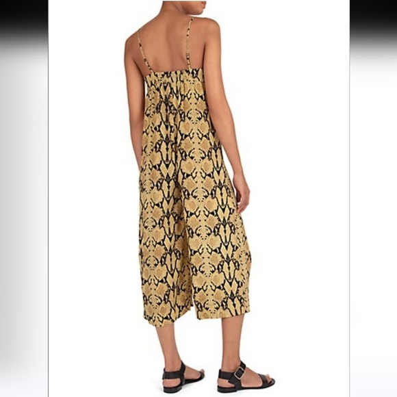 BA&SH Snake Print Clever Jumpsuit Romper Size Small - Picture 2 of 10